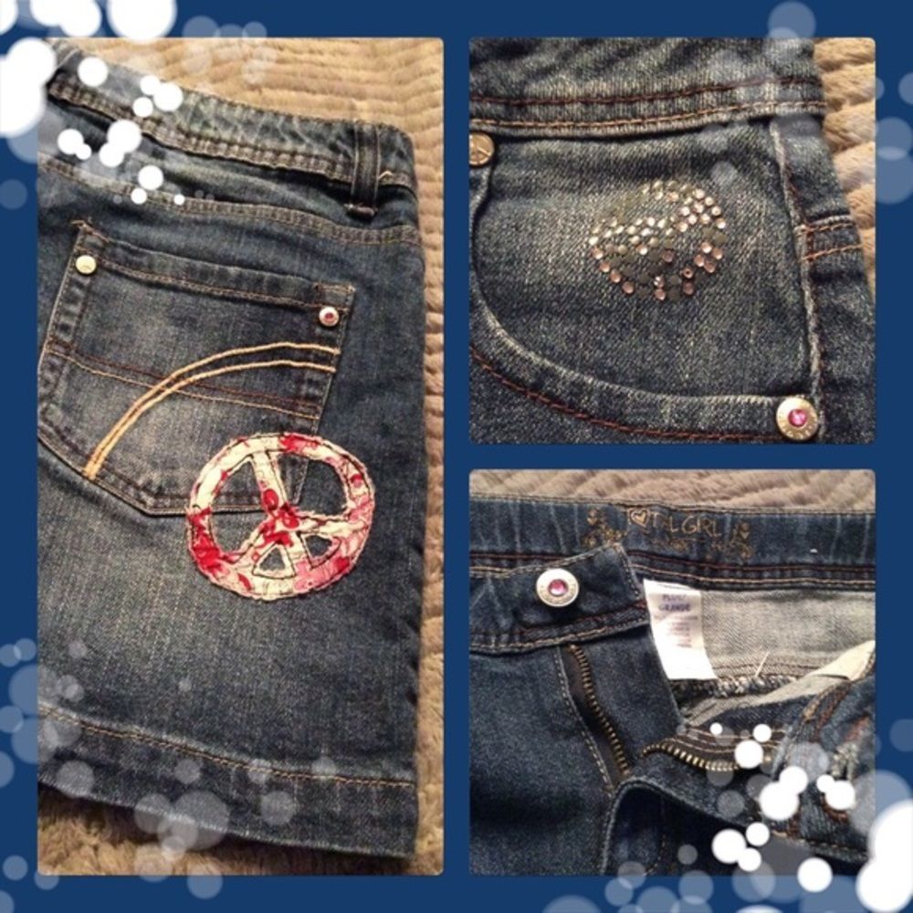 👀💞TOTAL GIRL 💞mini jeans skirt